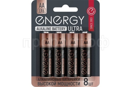 Батарейка Energy Ultra LR6/8B АА 8шт 